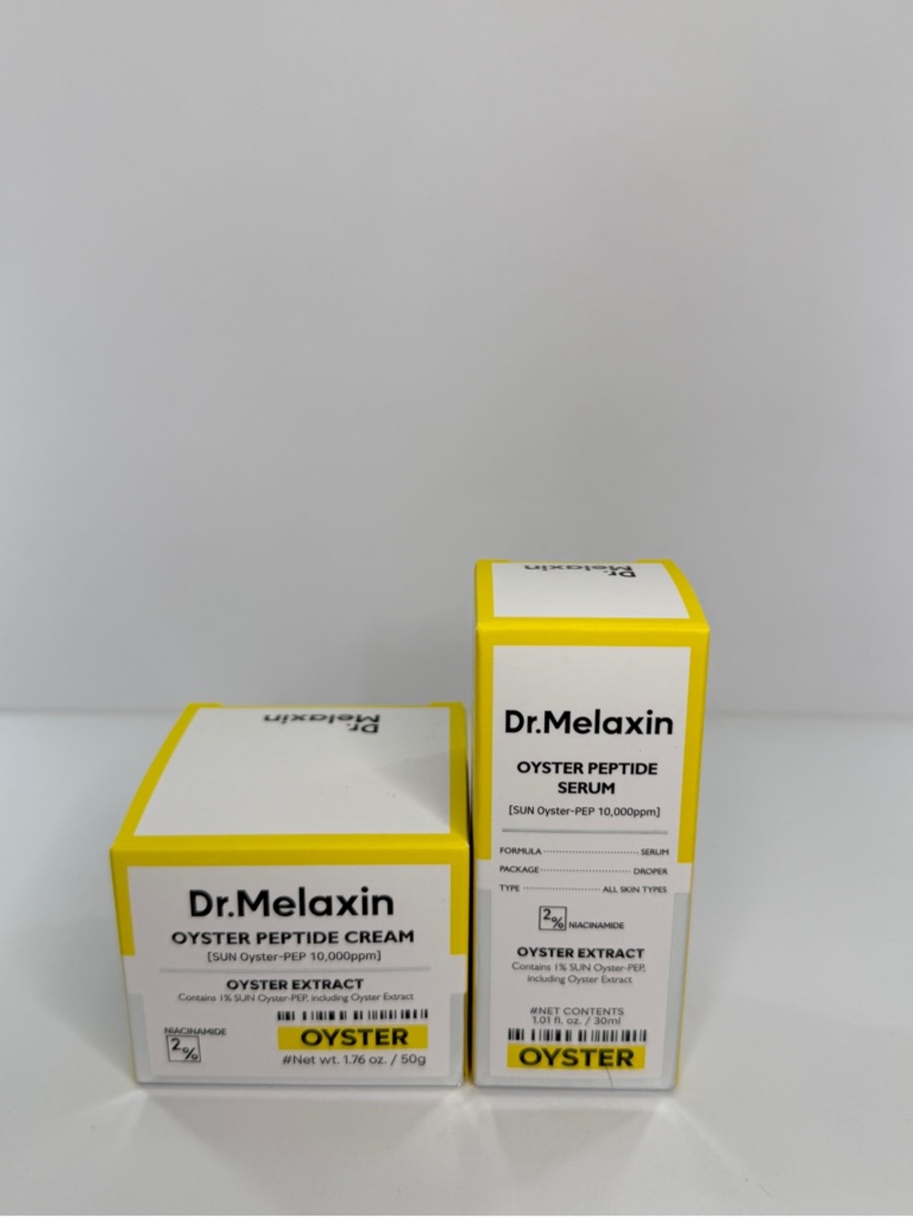 (Set) Dr. Melaxin Oyster Peptide Cream & Serum Set